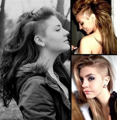 undercut frauen lange haare|how to do an undercut.